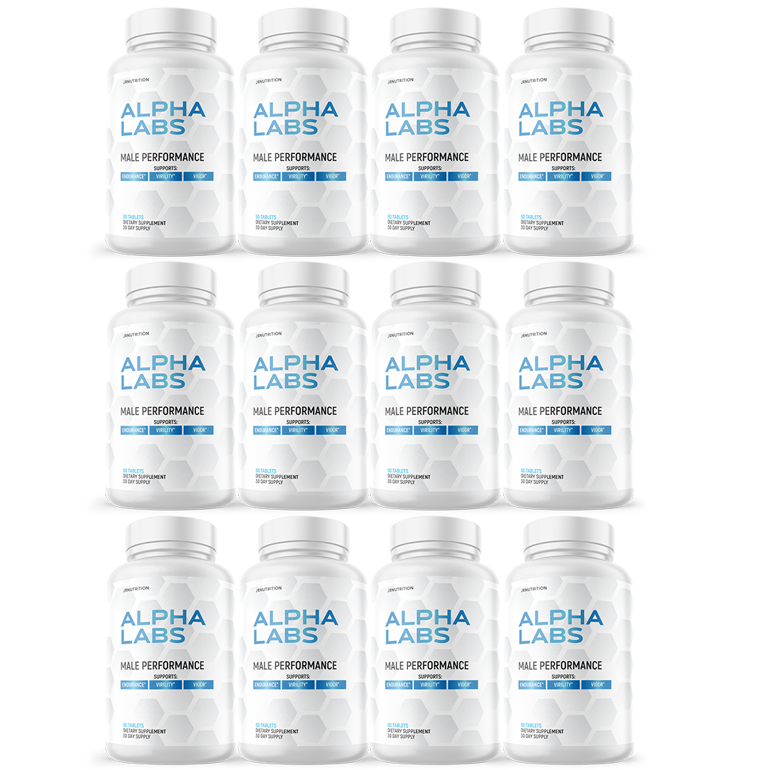 Alpha Labs - Male Enhancement Dietary Supplement 60 Tablets (12 Pack)
